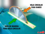 Guía de madera para el disco de sierra de banco Rosselli Snc