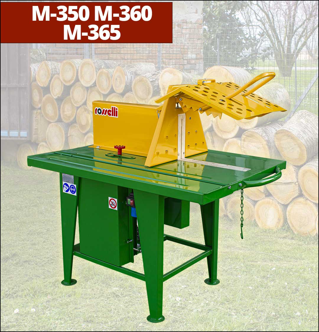 Sierra circular m-350 con hoja eléctrica widia