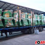 Transportation of circular saws and forest machines
