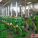 Professional logsplitters in construction