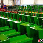 Italian assembly line for woodworking machines