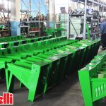 Wood splitter frames ready to be produced