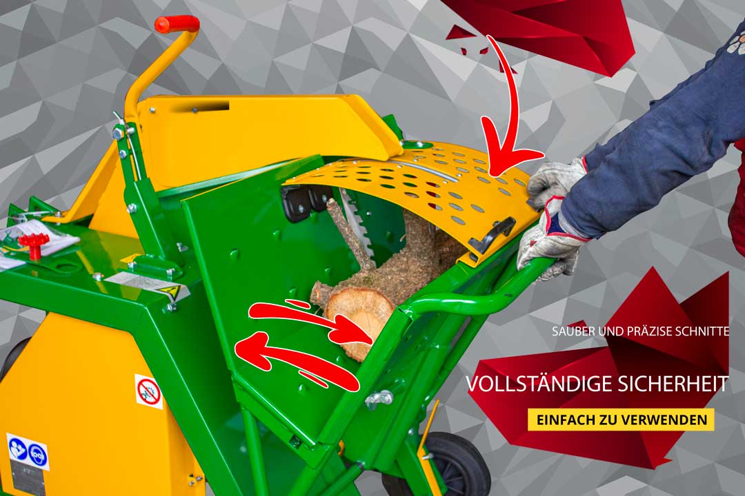 tavolo-basculantede Kippkreissäge oder Wipp-Säge zum Sägen von Holz
