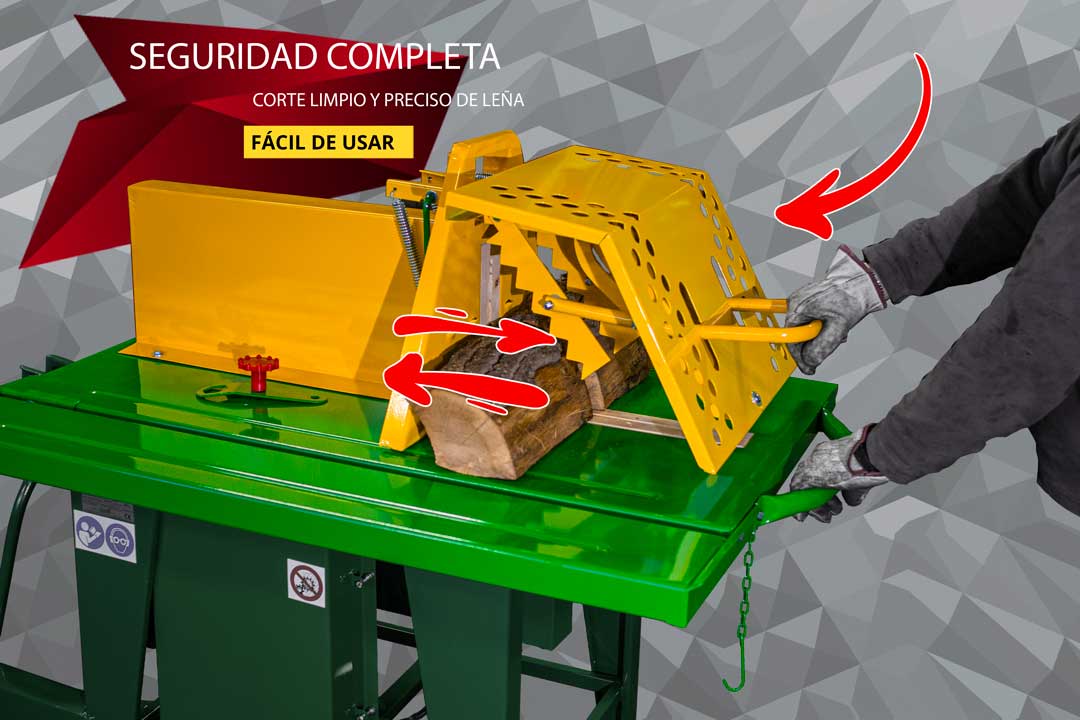 Mesa circular de sierra circular para troncos y tablas de madera